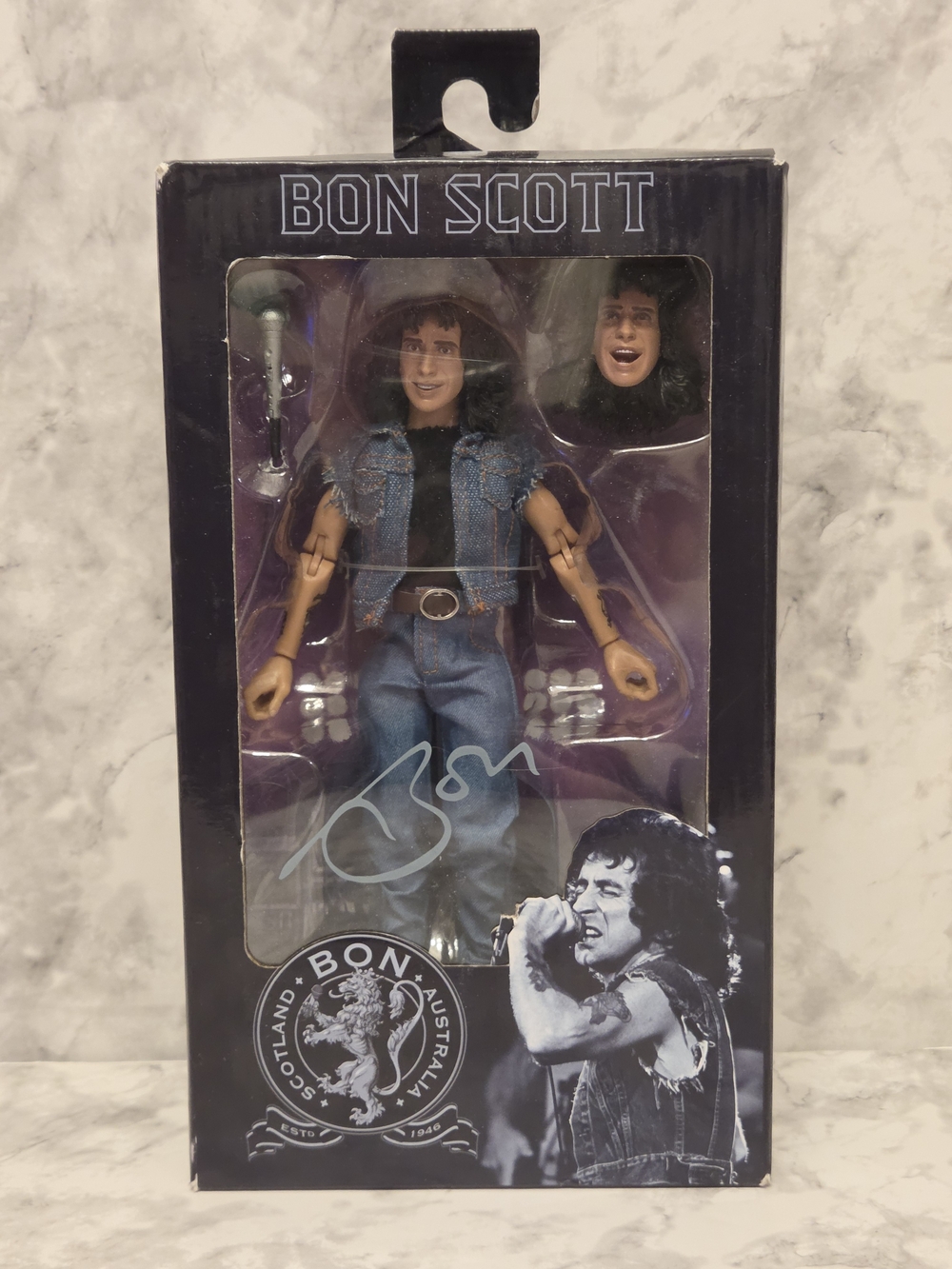 Bon Scott Colletable AC/DC Figure - Blue Jeans